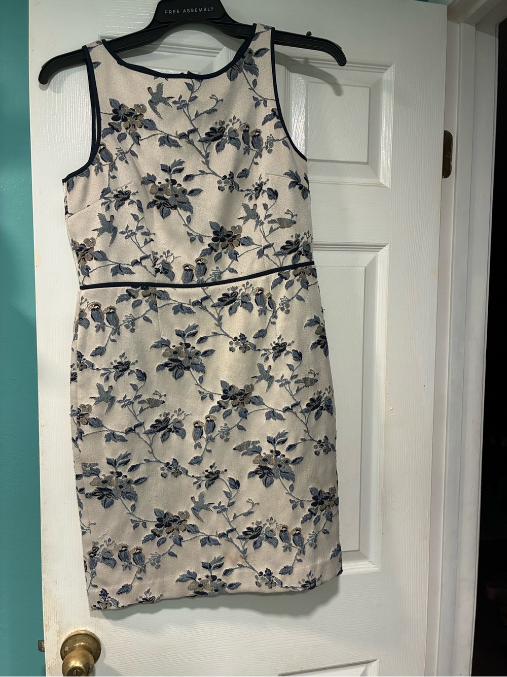 Ann Taylor Dress with Blue Floral